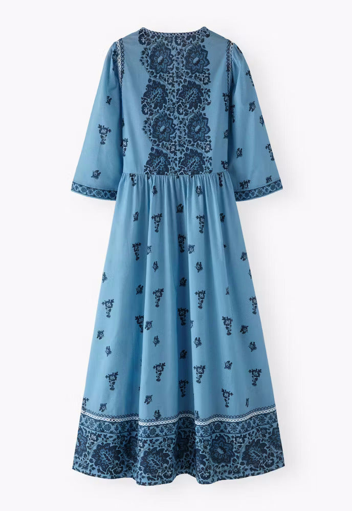 Printed dress Fine cotton