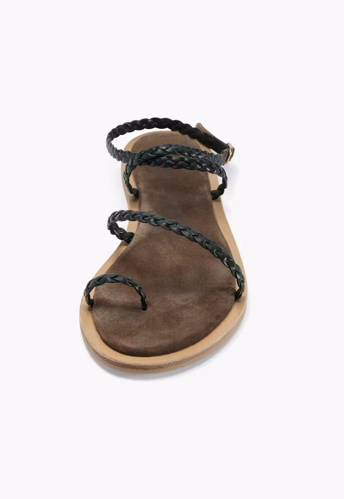 Strappy sandals Leather