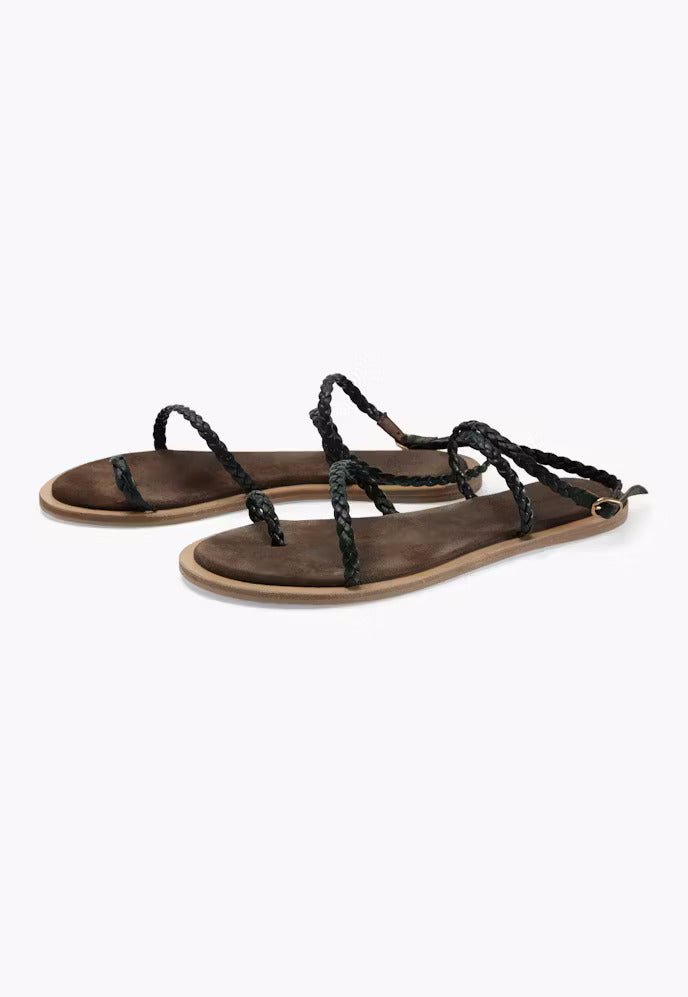 Strappy sandals Leather