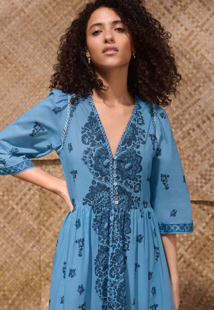 Printed dress Fine cotton