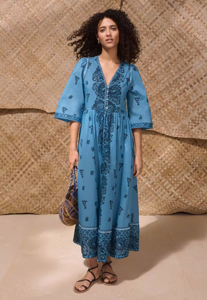 Printed dress Fine cotton